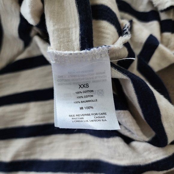 J. Crew Cotton Striped Tee - Picture 4 of 4